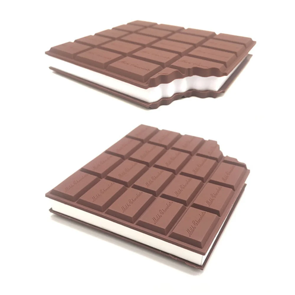 1pc Creative Chocolate Cookies Shape Notebook Students Cartoon Cute Tear-Proof Hand Written Memo Pads Cover Notepad