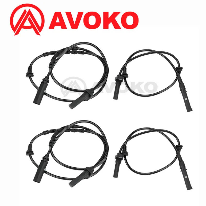 

4 шт. передние и задние L&R 34526771776 Датчик скорости колеса ABS автомобиля 34526771777 SU12022 ALS1832 Для BMW E70 E71 F15 F16 F85 F86 X5 X6