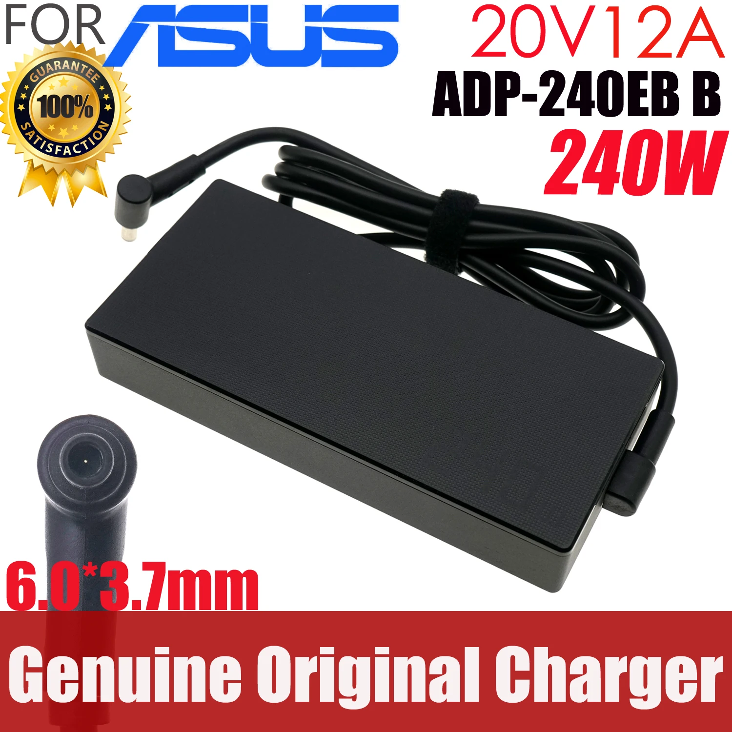 Original OEM 20V 12A 240W AC Adapter Charger For ASUS ROG Strix SCAR 17 G733 TUF Gaming A15 FA507NU Laptop Power Supply Charger