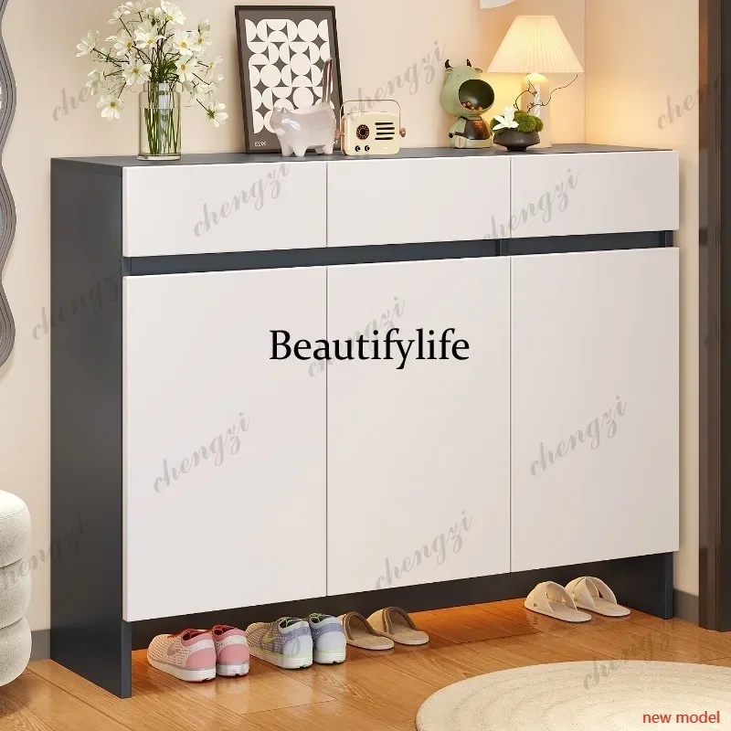 N138Designer Organizer Shoe Cabinet Storage Mobile College Dorm Essentials Vertical Shoe Shelf Slippers Muebles Entrance Furnitu