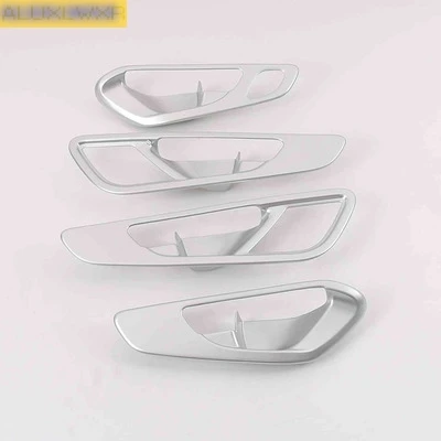 Car Chrome ABS carbon fiber Styling Interior Inner Side Door Handle Bowl Trim For Chery EXEED TX TXL 2018 2019 2020 Accessories