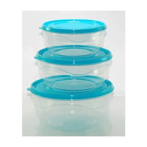 Modatools Storage Round 3 Pcs Transparent 0,85 L + 1,4 L + 2 Lt 4387