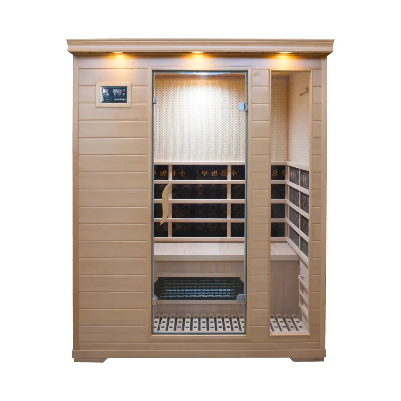 1-2 pessoas ao ar livre Cubo de cedro Sauna Room Square Spa Sauna Cabine do fabricante