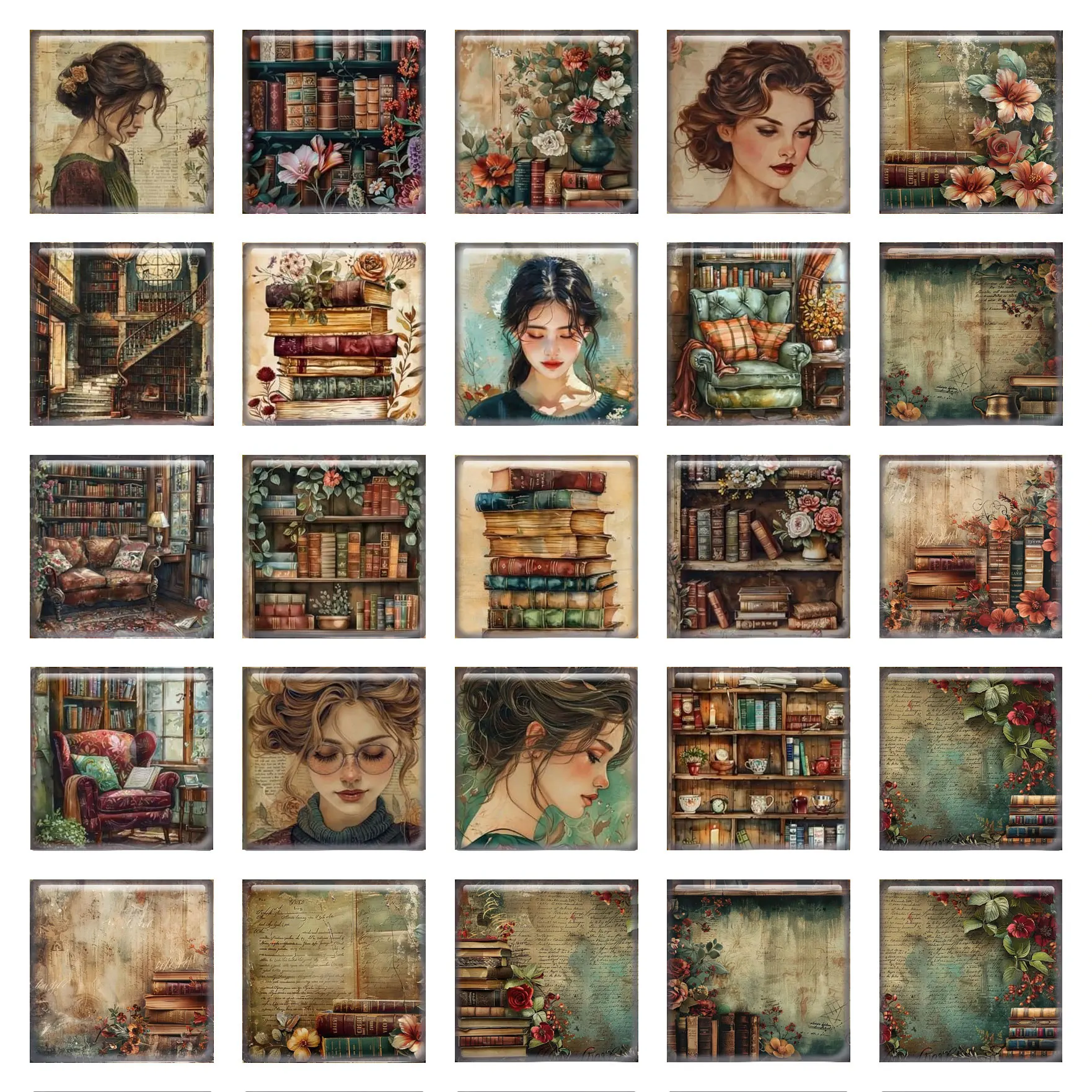 10pcs/lots Retro Love to Read - Jewelry Making Books recension och pris