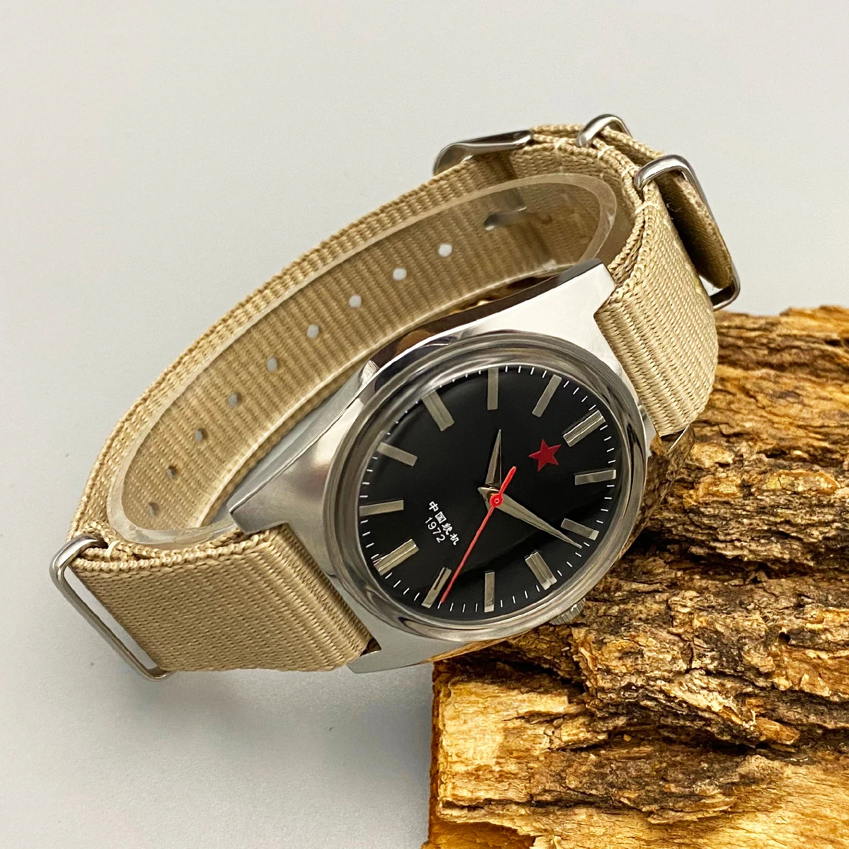 Mechanische Herrenuhr Shanghai 8120, manuelles mechanisches Uhrwerk, 36 mm, Retro-chinesische Uhr, geeignet für Herrengeschenke – Detail 19