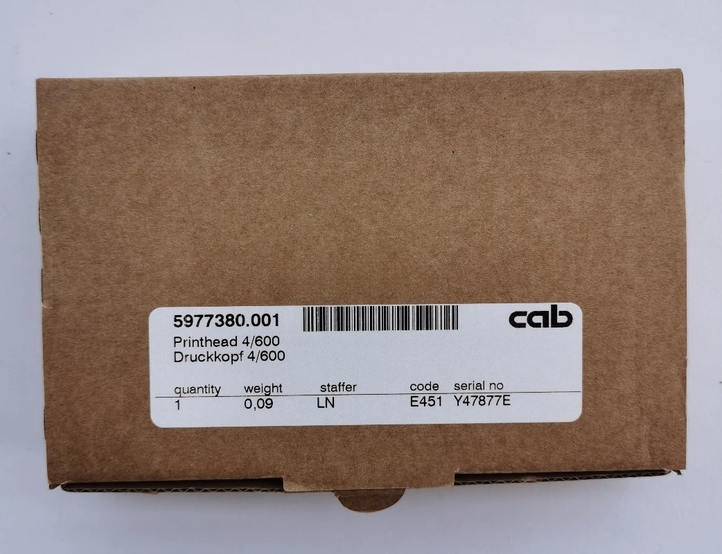 Original high-quality German CAB Kebosquix 4/600dpi print head 5977380.001 Original printing head