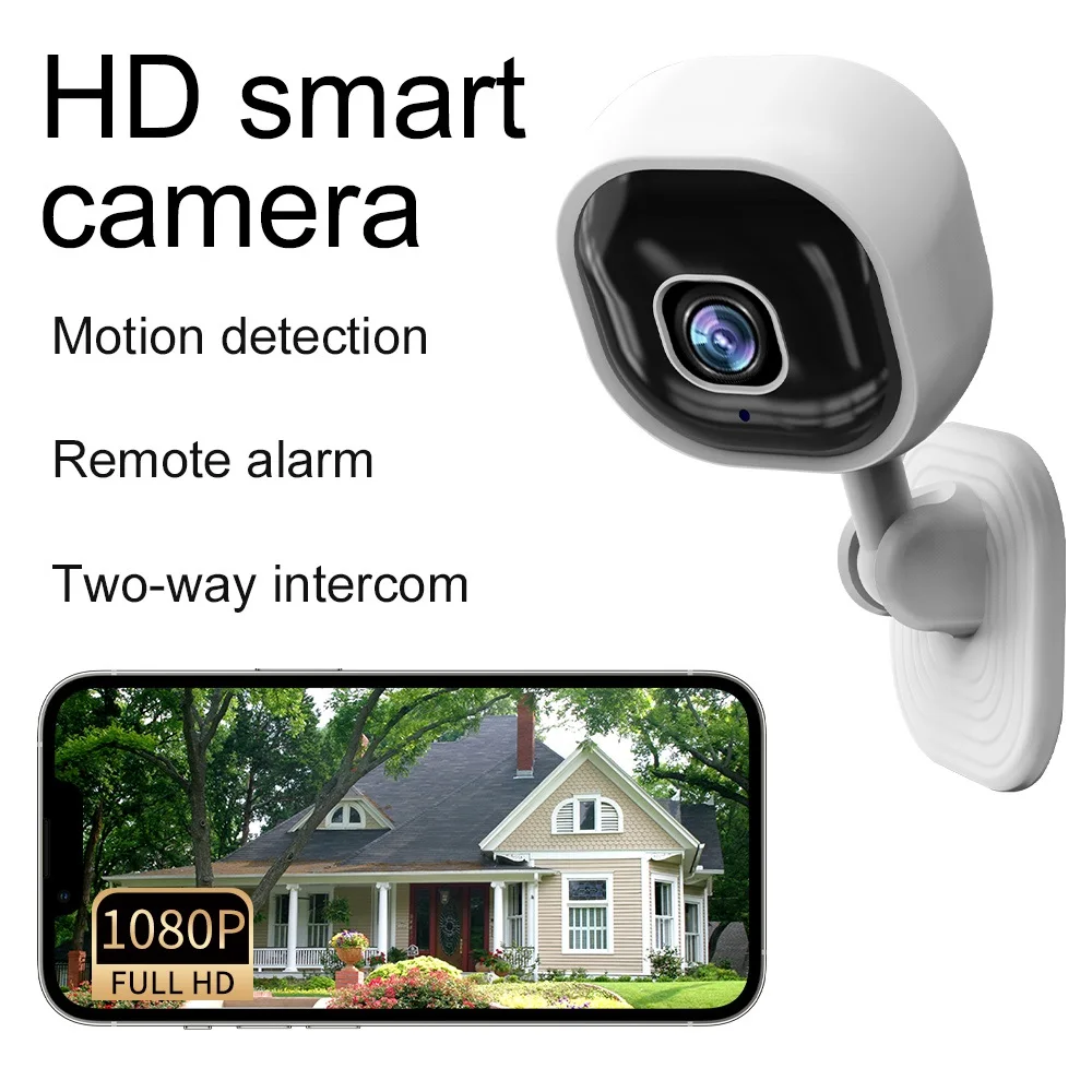 Indoor Wifi IP Camera 1080P Pet Baby Monitor Night Vision Ai Detect Surveillance Mini Cameras  2-Way Audio Cam