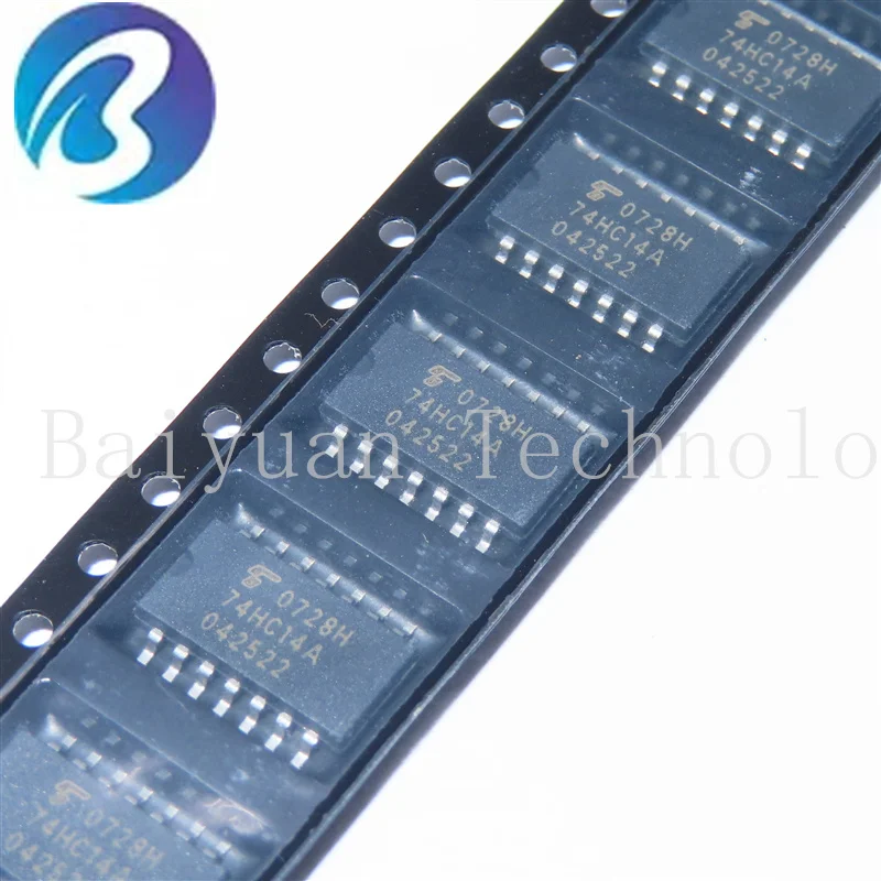 TC74HC14AF,100PCS,IC INVERT SCHMITT 6CH 1-IN 14SOP