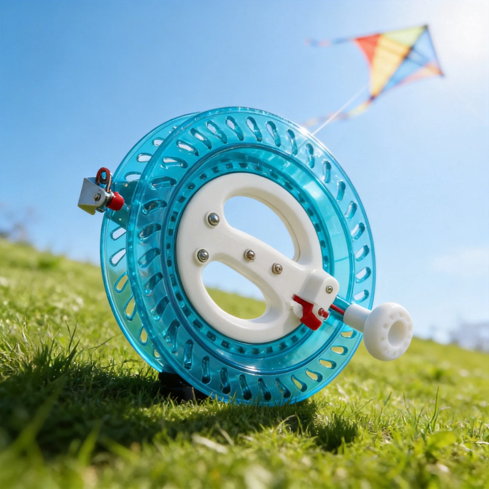 For Kite Flying and Fishing Pulley Wheel with ABS Housing for Effective Line Guidance and Operational Stability