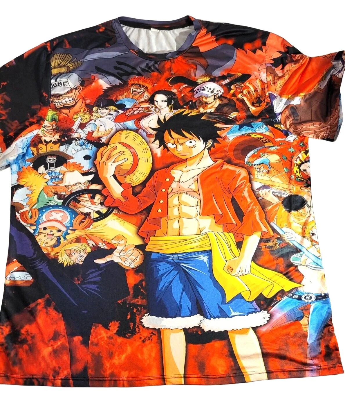 25 Sommer heiß verkauftes neues japanisches Animations-EINTEILIGES 3D-Druck-Rollenspiel-T-Shirt Outdoor Casual Street Kurzarm-Top