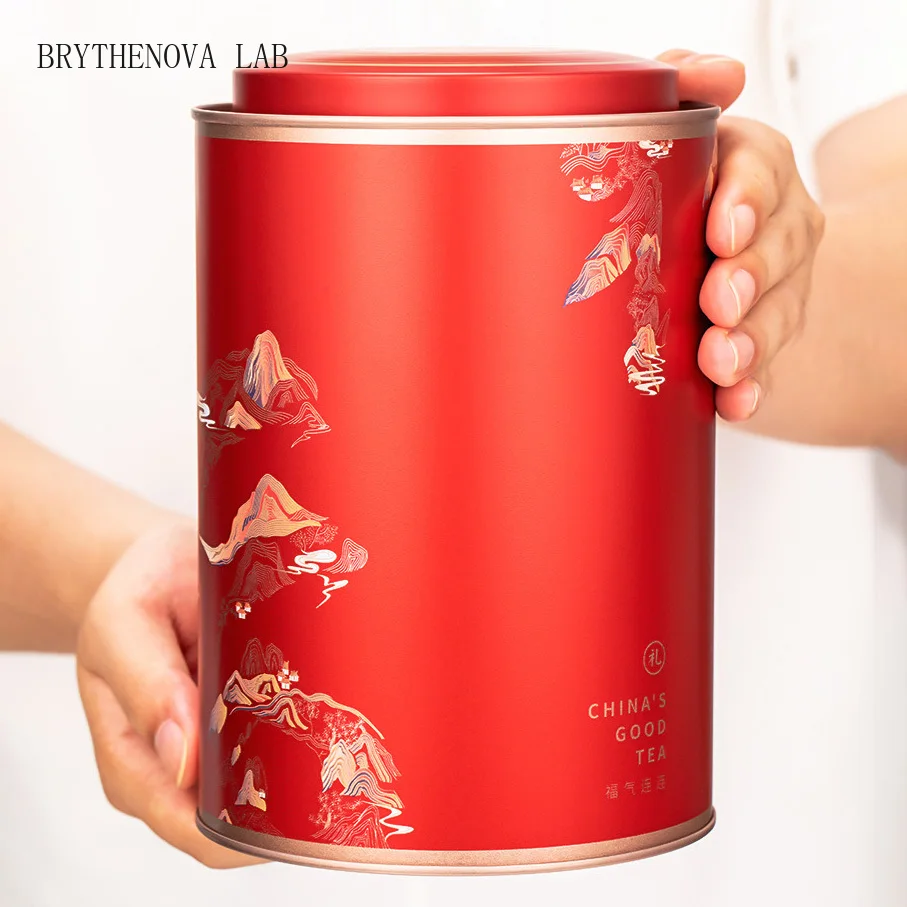 Tea Packaging Empty Cans Double Sealed Cans Large Coffee Container Capacity Creative Sealed Round Tinplate Wholesale