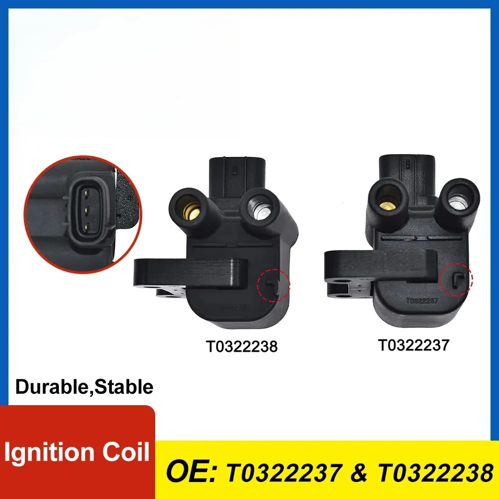 

OE T0322237 T0322238 Ignition Coil Set 22433-KA581 22433-KA560 For Subaru Sambar TV1 TV2 2008 Engine Part