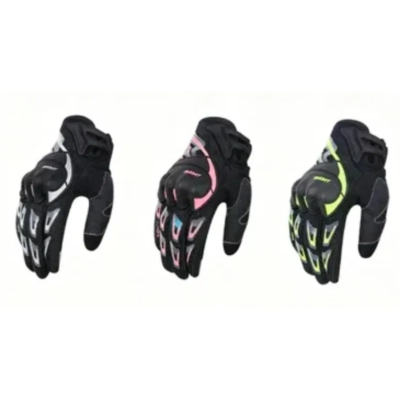 

Full-Finger Motorcycle Gloves: Mesh Breathable, All-Season Riding Gear for Motorcyclists with Impact Resistance