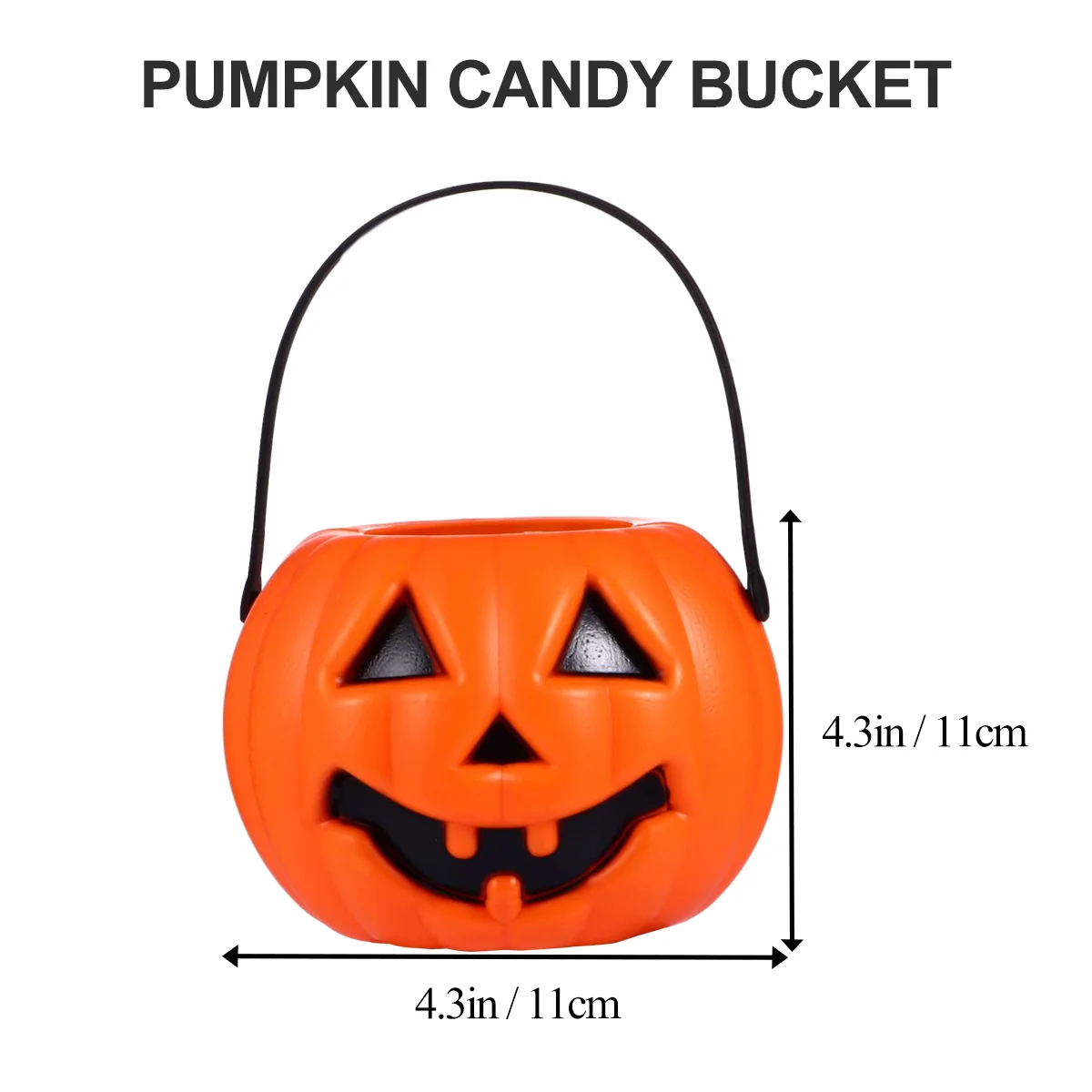 2 Pcs Halloween Pumpkin Bucket Decoration Large Lantern Electronic Component Supplies