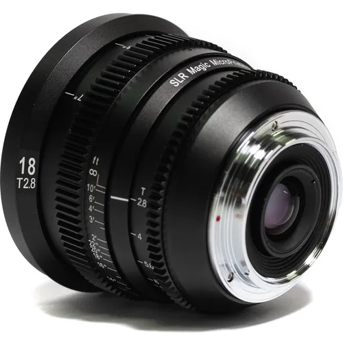 SLR Magic MicroPrime Cine 18mm T2.8 Lens  for sony E-Mount Fuji X Mount