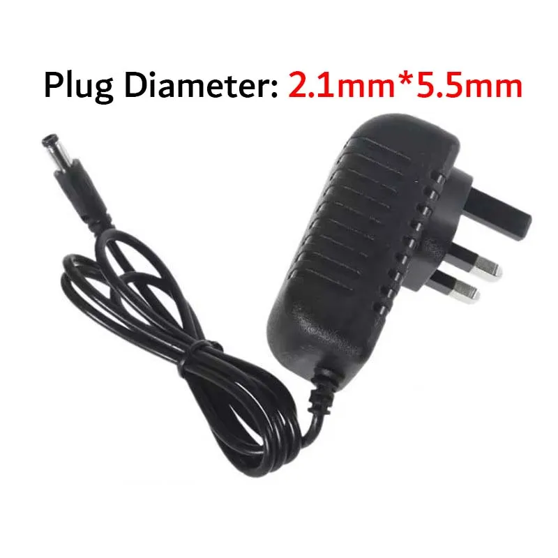 36W UK Plug Power Supply DC 12V 3A Lighting Transformer AC 110V~220V To DC 12 Volt With 2.1mm*5.5mm DC Male Connector For Light