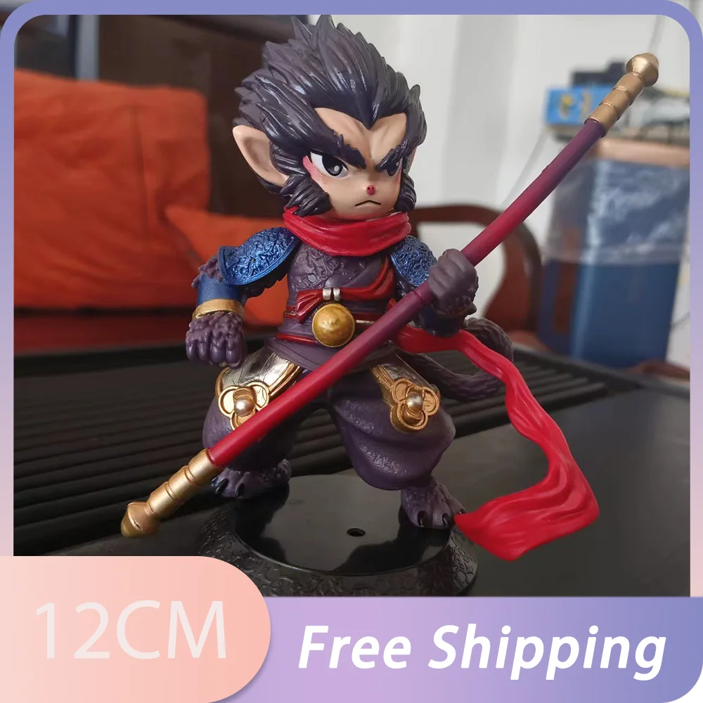 Black Myth:Wukong Figures Wukong Anime Figure Q Version Figurine Pvc Gk Statue Models Dolls Collection Desk Ornaments Toys Gifts