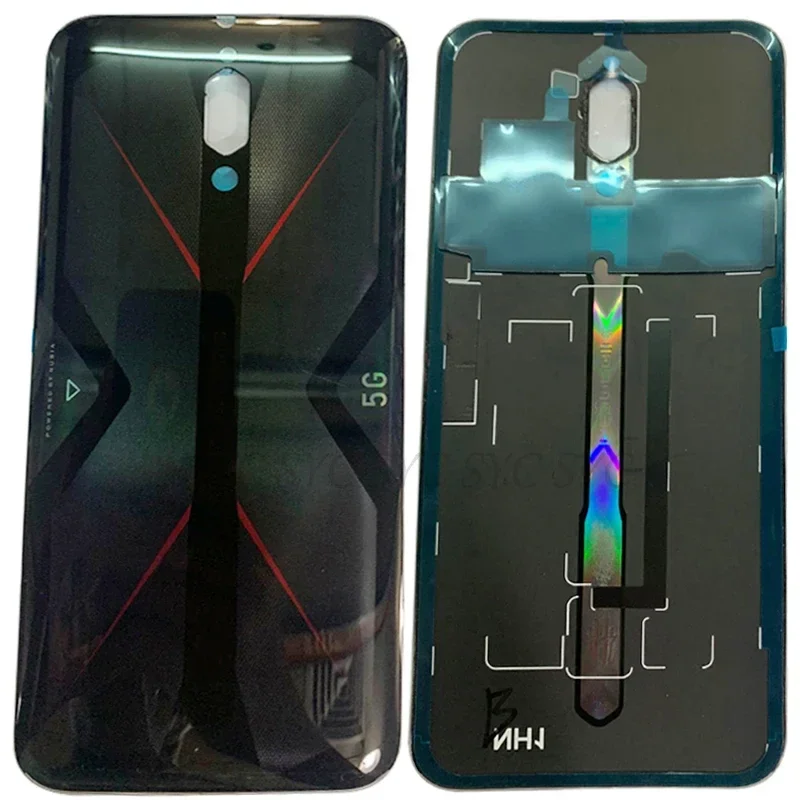 Rear Door Back Cover Case Housing For Red Magic 5G Battery Cover with Adhesive Sticker Repair Parts