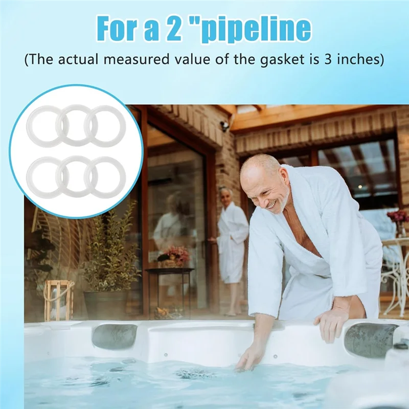 

Изысканный-711-4030B 2-дюймовый для Balboa Gecko Spa, прокладка нагревателя гидромассажной ванны для стандартных 2-дюймовых спа-нагревателей в сборе, прокладка Union