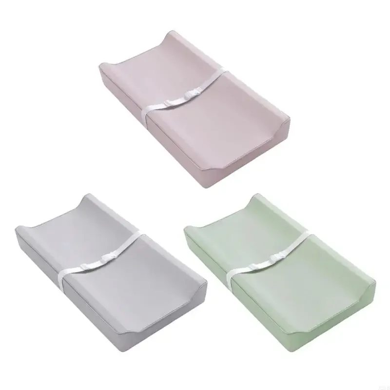 وسادة تغيير حفاضات الأطفال من جلد البولي يوريثان، مقاومة للماء وسهلة التنظيف، مغير الحفاضات لخزانة الملابس أو الطاولة 15UB #2