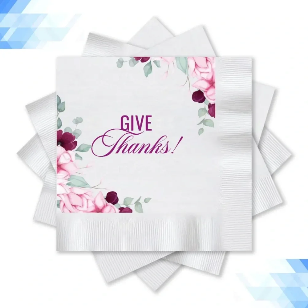 مناديل زفاف مخصصة ، مناديل مونوغرام مع تاريخ الاسم كوكتيل المشروبات الورقية الذكرى حفلة الغداء المناديل