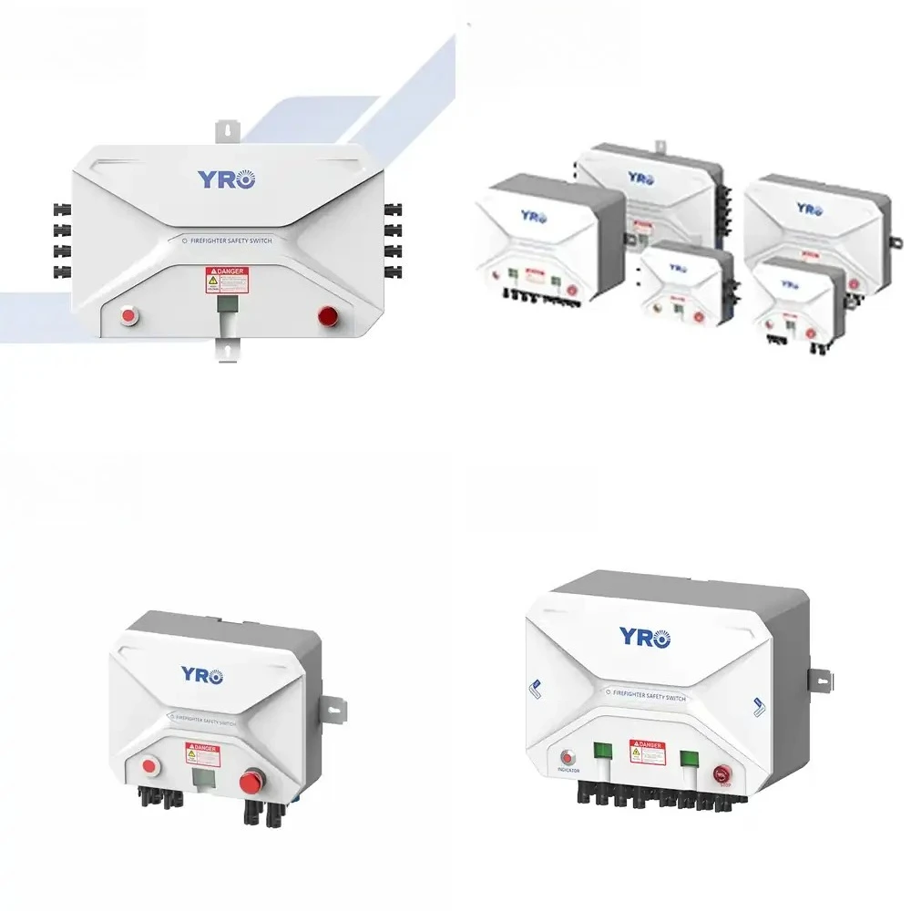 

YRO Home Rapid Shutdown Device for Solar PV Systems CE Certified Firefighter Safety Switch 4 String 26A 1500VDC RSD Box
