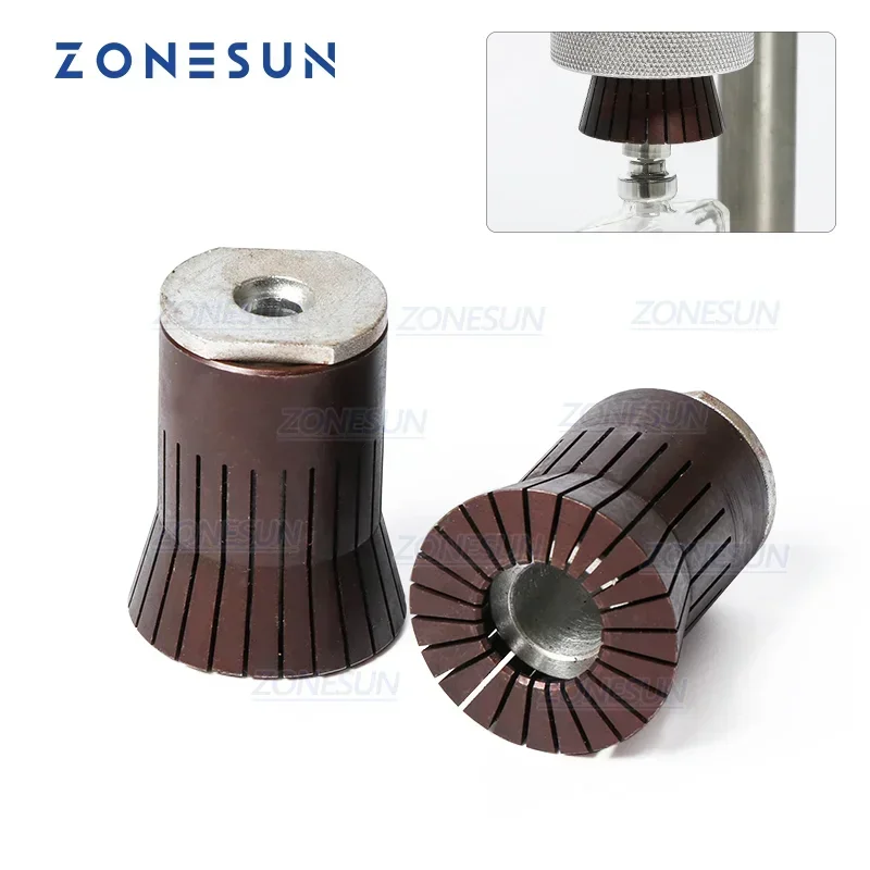 

ZONESUN Customized Capping Chuck Head For Perfume Bottle Capping Machine Spray Cap Machine Spray Bottle