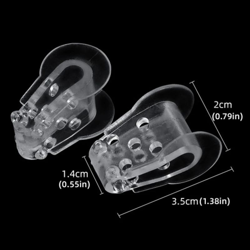 2pieces=1pair Toe Orthosis Clip Pads Big Foot Bone Care Tools Splitter Thumb Hallux Valgus Bunion Corrector Overlap Separators