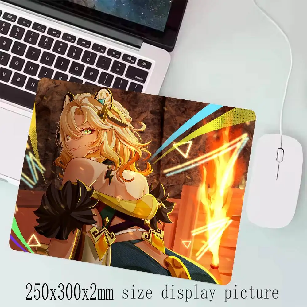 Xilonen Genshin Impact Mouse Pad 22X18 Square Computer Accessories Office Game Table Mats Rubber Anti-slip Mousepads view 6