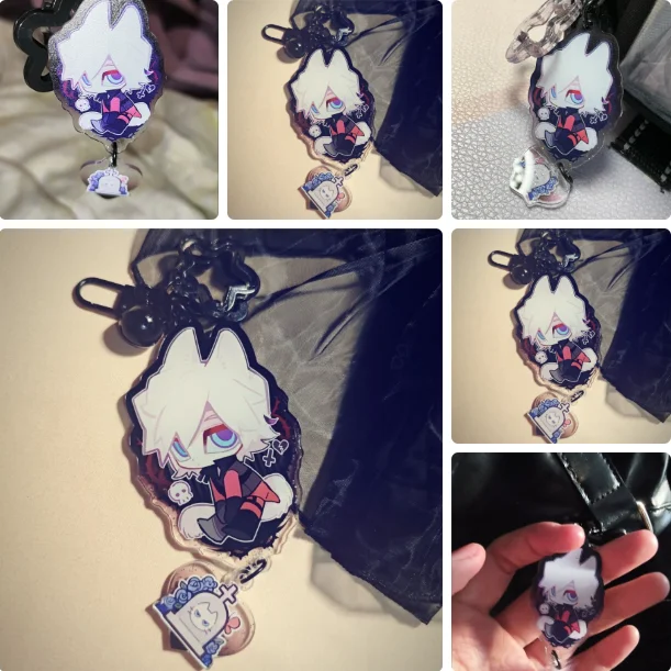 

Game Devil May Cry Vergil Dante Cosplay Tinplate Badge Acrylic Pendant Cute Keychain Backpack Decoration Fans Gift Collection