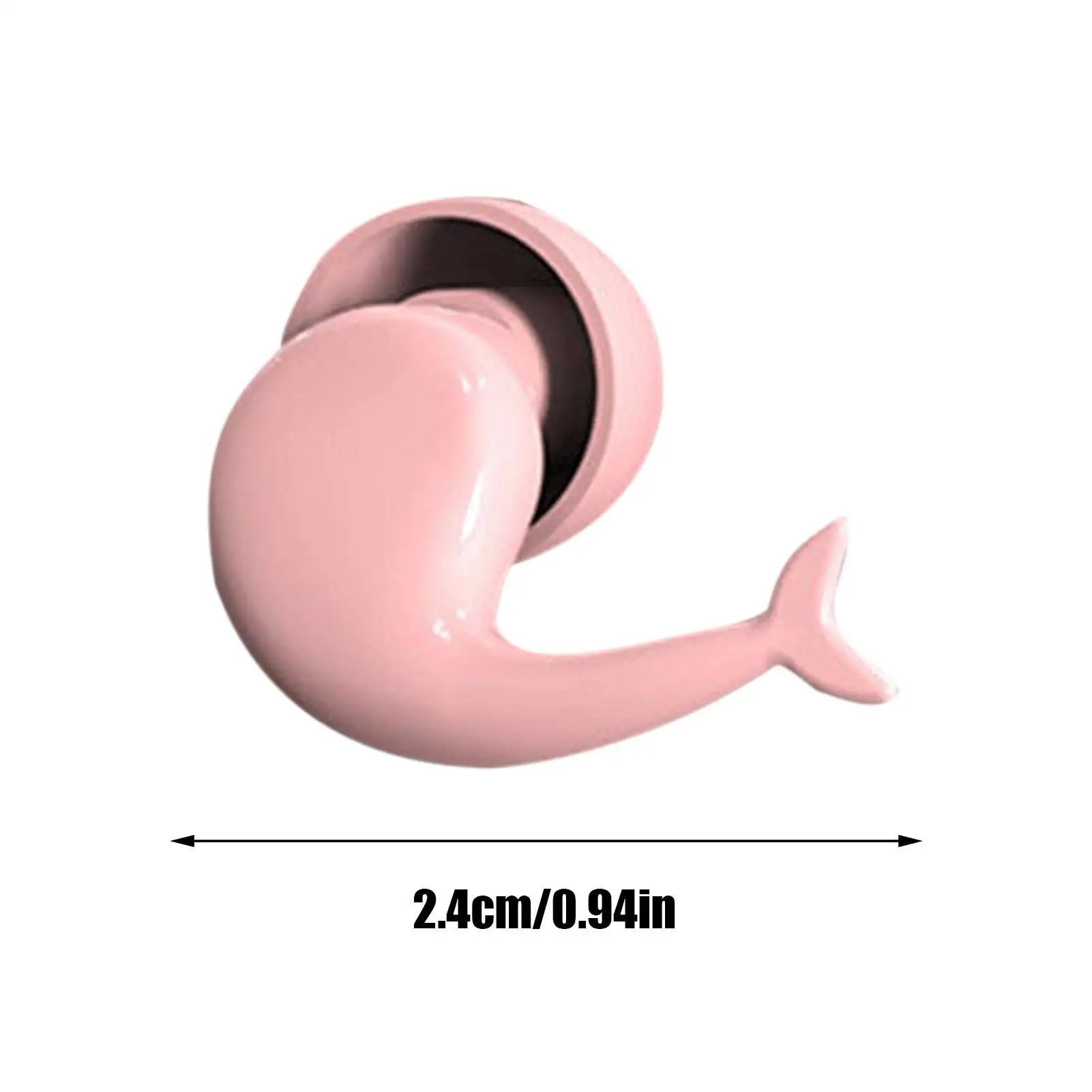 إلغاء الضوضاء الأذن المقابس لينة قابلة لإعادة الاستخدام سيليكون ذيل السمكة لوازم السباحة النوم إلغاء الضوضاء الأذن المقابس للسفر المنزل