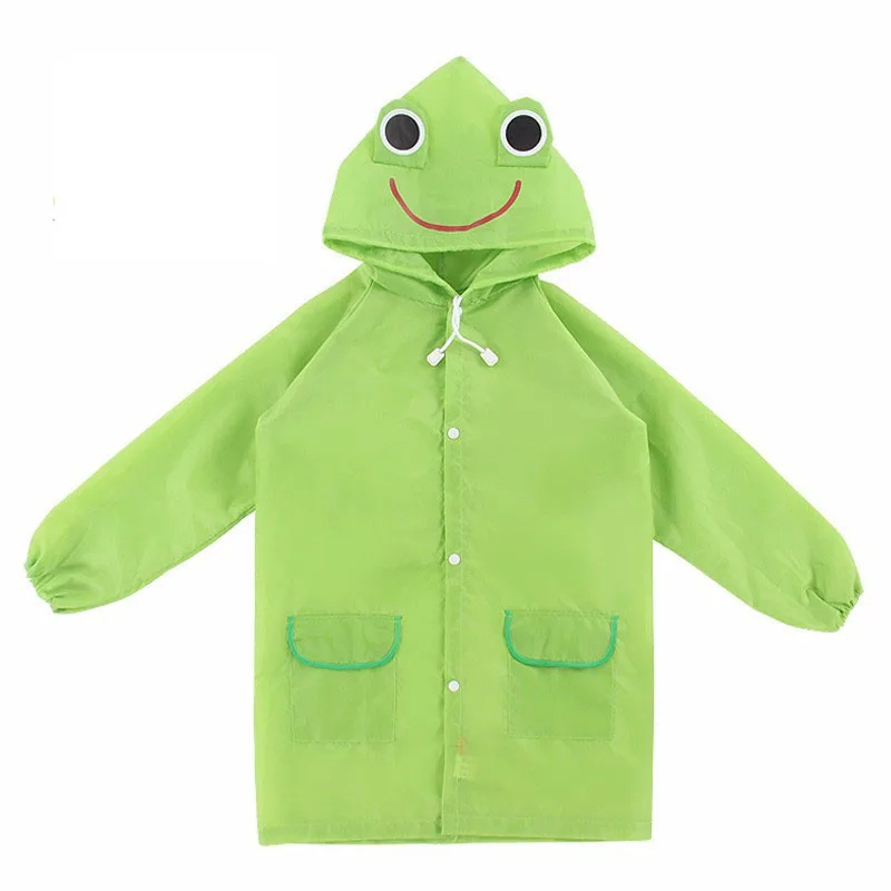 Children\'s raincoats cartoon animals fashion poncho waterproof boys and girls camping hiking hooded poncho