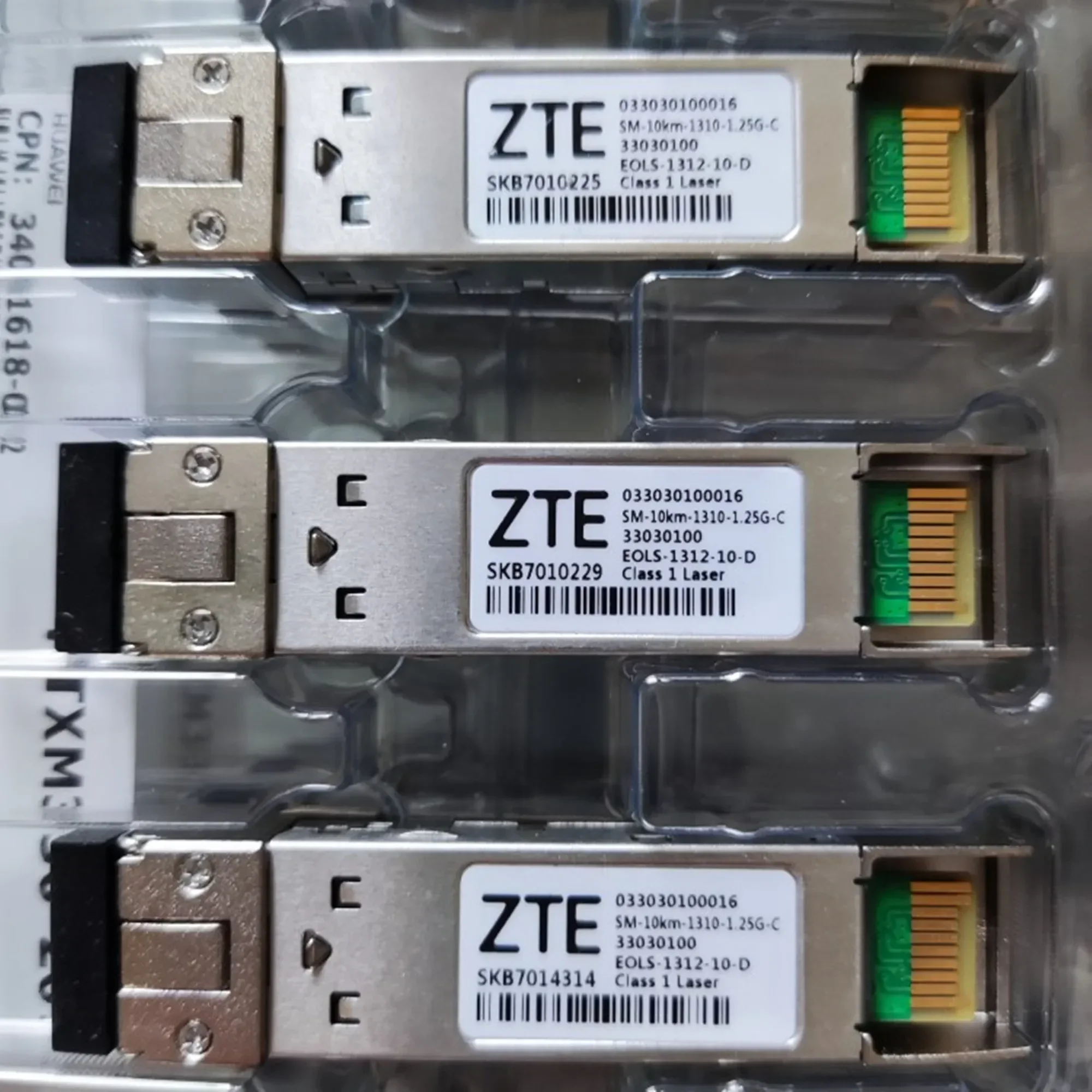 ZTE 1.25G 10KM Fiber Optical Module 033030100016 SM-10KM-1310-1.25G-C Gigabit SFP Transceiver