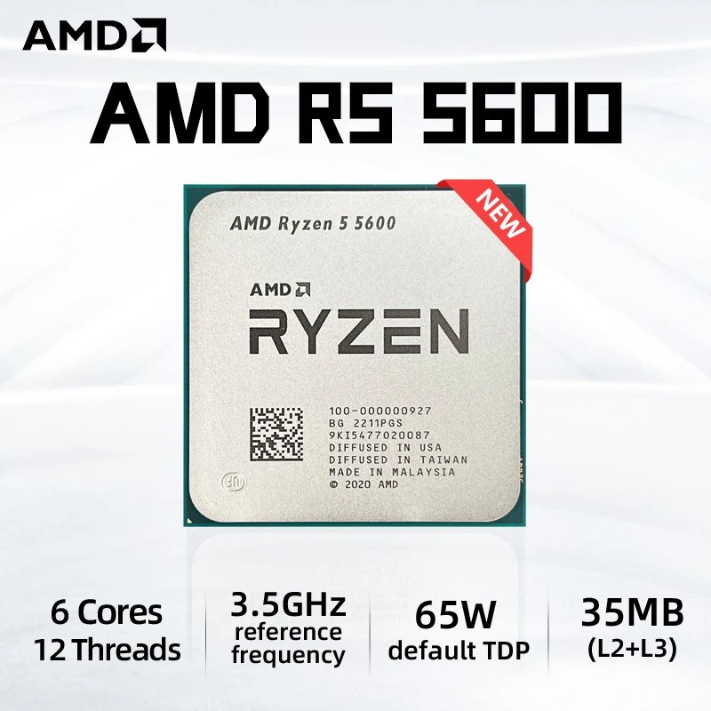 مراجعة وتحليل معالج AMD R5 5600: الأداء والجودة والقيمة المضافة