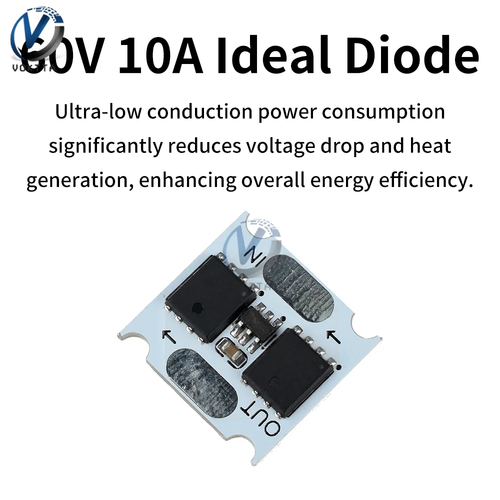 100 فولت 30A 60 فولت 10A وحدة ديود مثالية 2-MOS لوح تمديد مكافحة ارتجاعي مكافحة اتصال عكسي مقوم صغير منخفض الطاقة للغاية #4