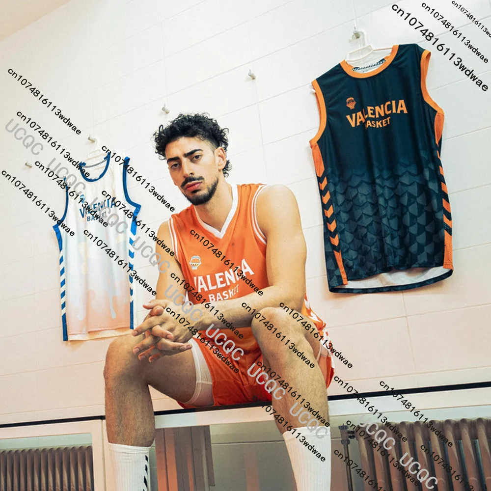 Valencia Basket España ACB 2025/26 camiseta de local nueva llegada 3D impreso de secado rápido chaleco de baloncesto local visitante camisetas hombres niños