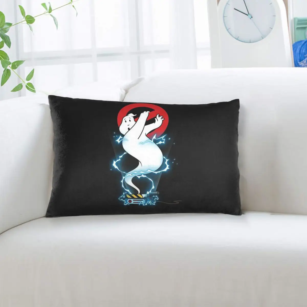 Ghostbusters Logo Rectangle Pillowcase Cushion Cover Decorative Bedroom Bed Home Comfort Throw Pillow