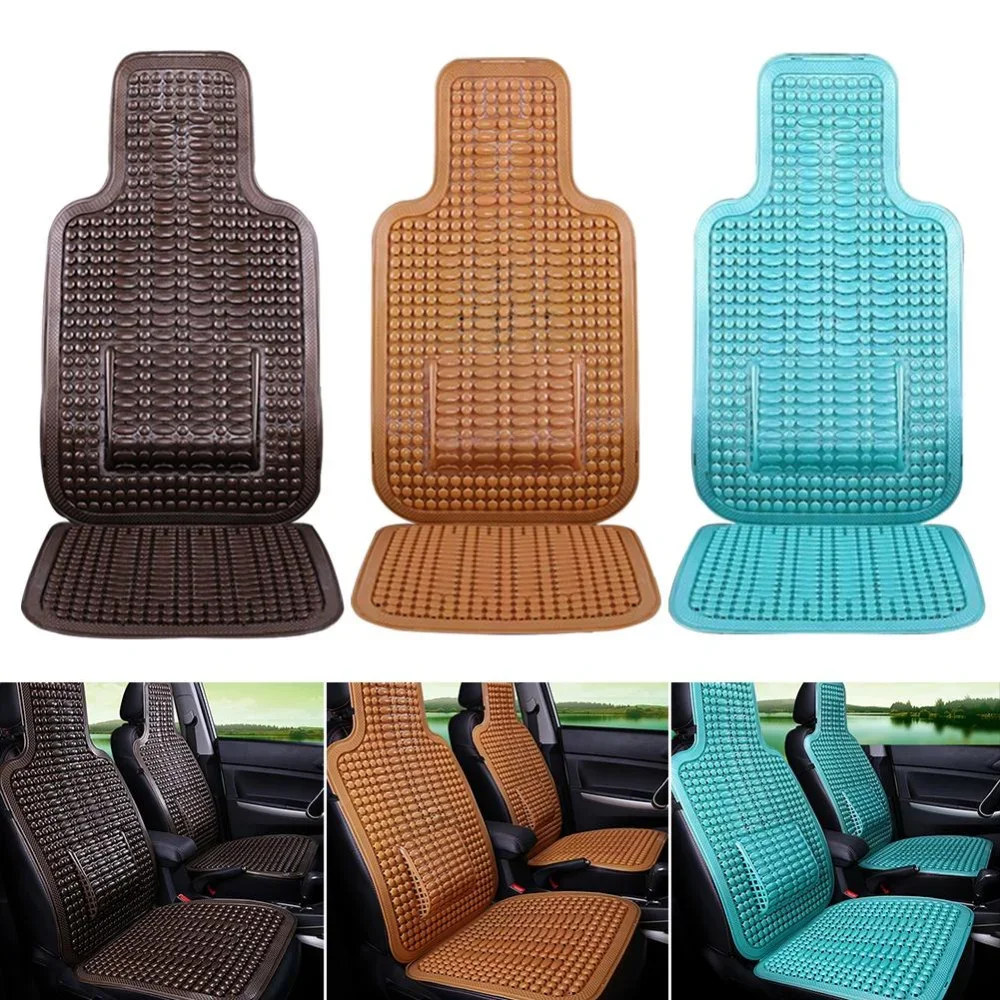 1PC Universal Summer Cool Breathable Car Seat Cover Massage Relaxing Auto Seat Cushion Chair Cover Protector With Waist Pillow