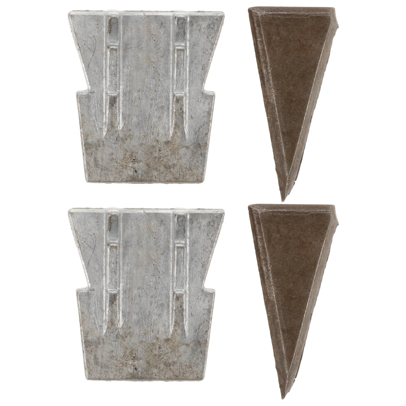 

4pcs Axe Handle Installation Reinforcement Iron Wedges Durable Cone Shaped Tool Wooden Handle Fixing Supplies Sturdy Hammer