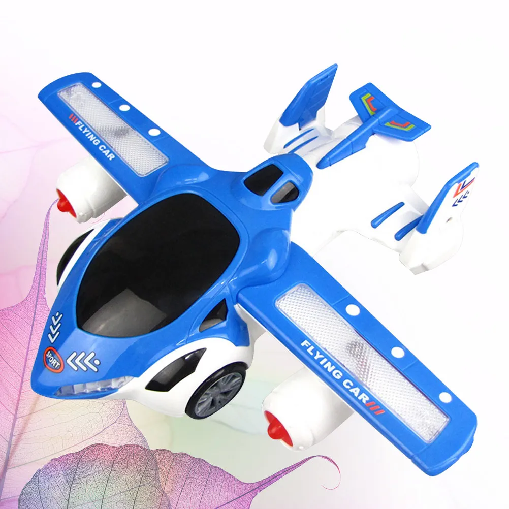 

1Pcs Electric Transforming Vehicle for Kids High Grade Plastic Automatic Deformation Flying Car Light Automobile 360 Rotating