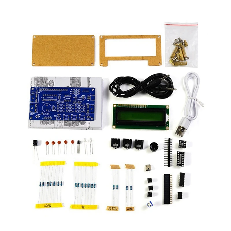 CW Morse Code Decoder DIY Kit CW Trainer Morse Code Decoder DIY Electronic Component Kit With Digital LCD