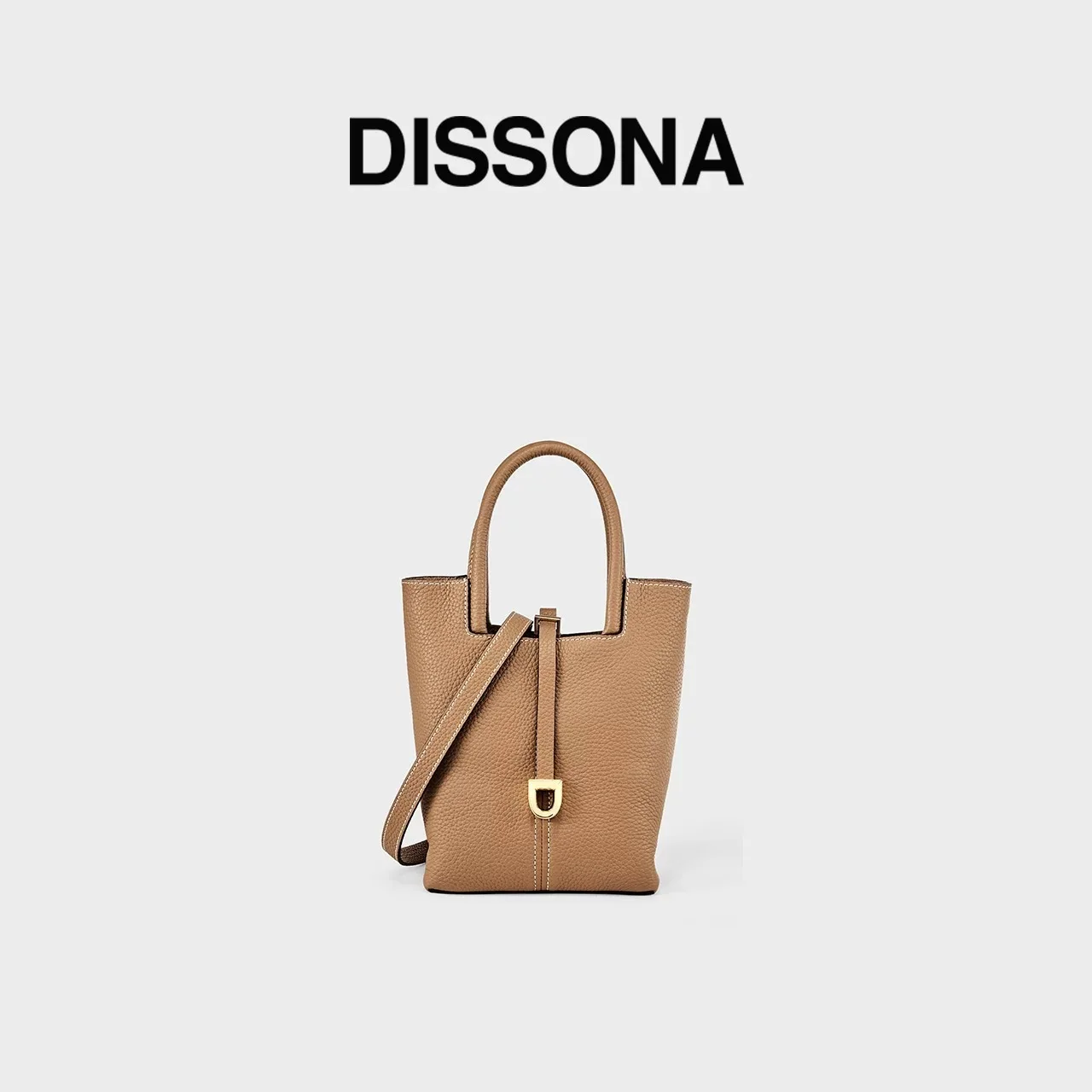DISSONA Women's Handbag Bucket Bag 2025 New Handheld Single-Shoulder Crossbody Bag Basket Bag