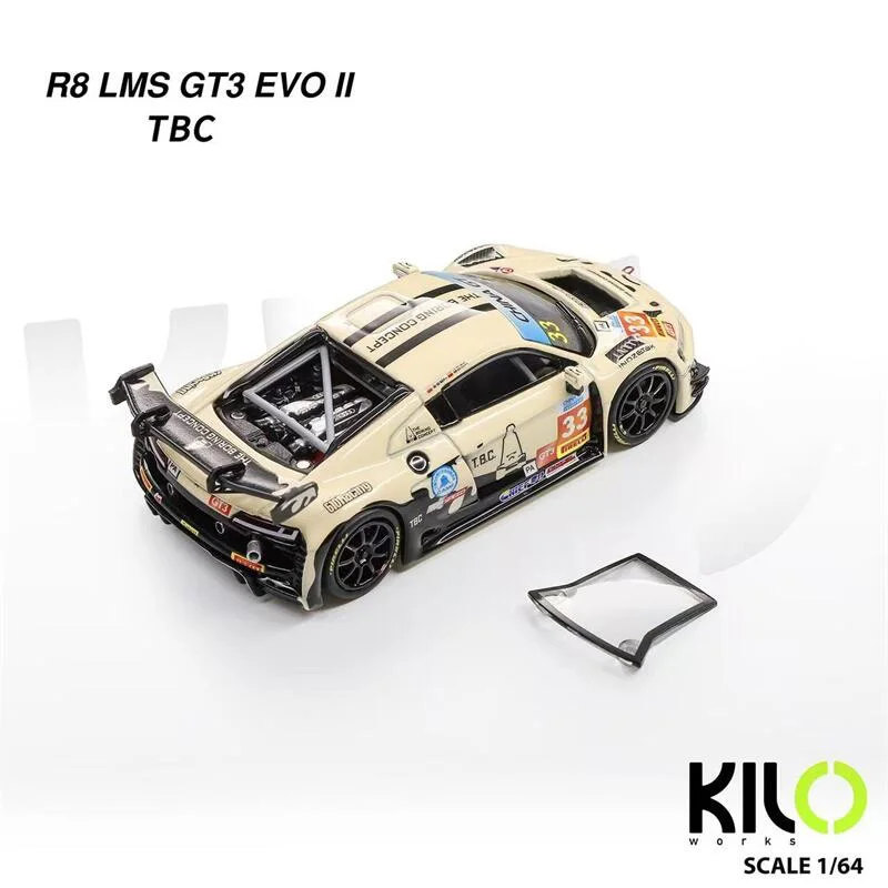 

*PreSale* KILO 1:64 GT3 LMS R8 EVO II TBC Diecast Model Car