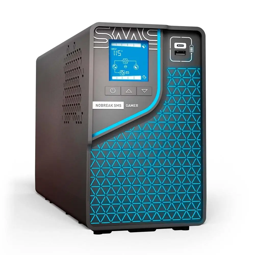 Nobreak 1500VA Biv/Biv Senoidal Gamer Wifi, 29600, SMS