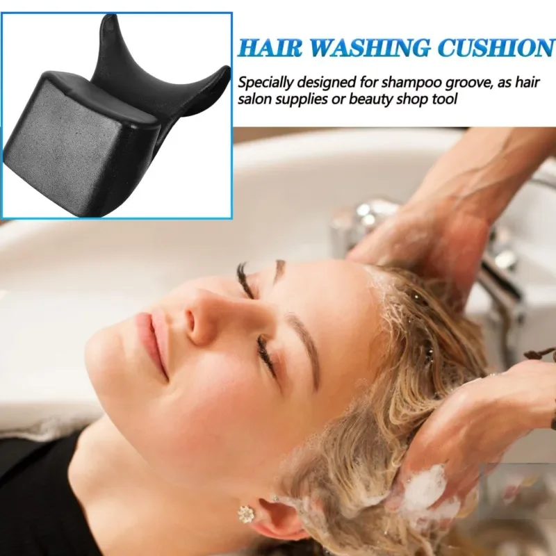 Silicone U Shaped Neck Pillow Anti Slip Shampoo Pad For Barber Shop Hairdressing Ceramic Basin Cushion Salon Accessories