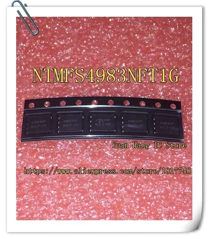 10PCS/LOT NTMFS4983NFT1G NTMFS4983NF NTMFS4983 4983NF QFN8 MOSFET  ic