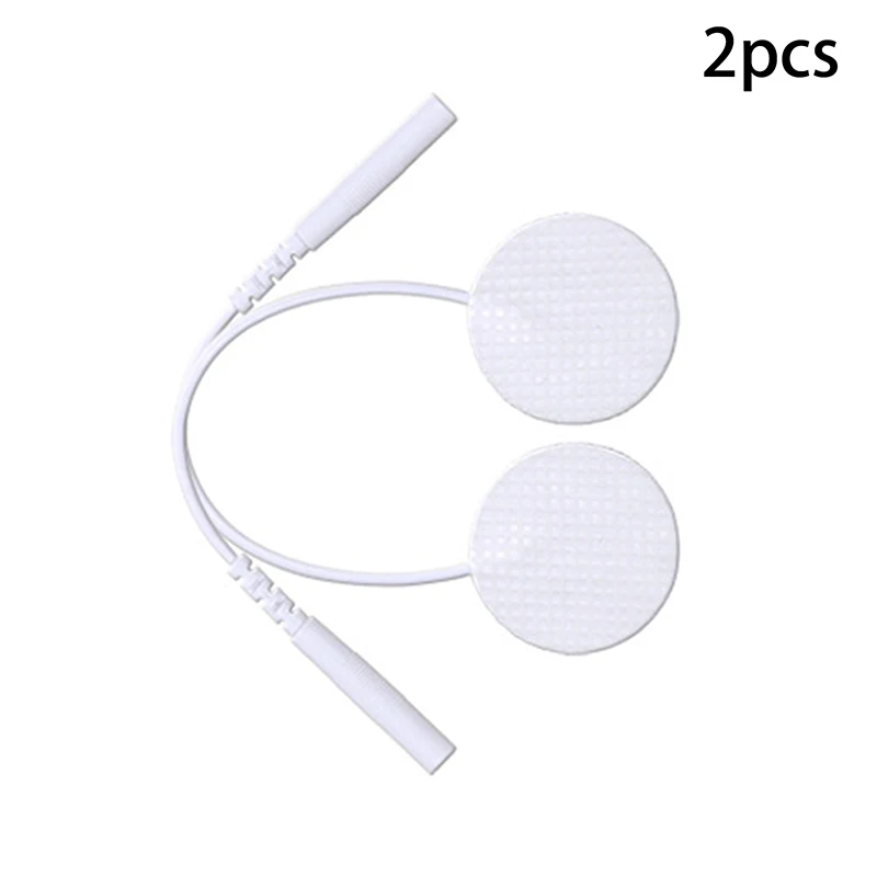 2 قطعة منصات القطب ذاتية اللصق مع هلام موصل ل EMS الكهربائية محفز العضلات نبض مدلك استبدال الملحقات #6