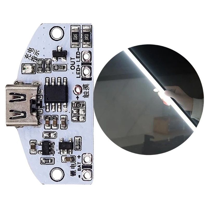 Настольная лампа с USB-зарядкой и плавным затемнением, печатная плата с сенсорным управлением для сенсорных настольных ламп и ночных светильников