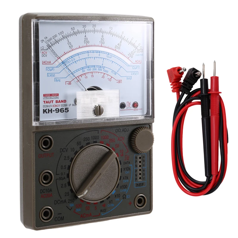 KH-965 Analogique Multimètre Mécanique Pointeur Mètre AC/DC Tension Courant 02/10/2018 Mètre Avec Test Stylo Multi Testeur-OldTree
