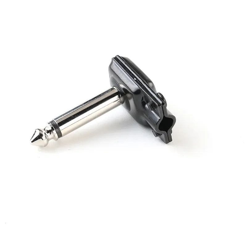 Pro-C 1/4 Mono TRS/TS 6.35mm Low cover Black Covers Nickel-plated Screw Copper Rod Right Angle Plug For guitar Patch Cable